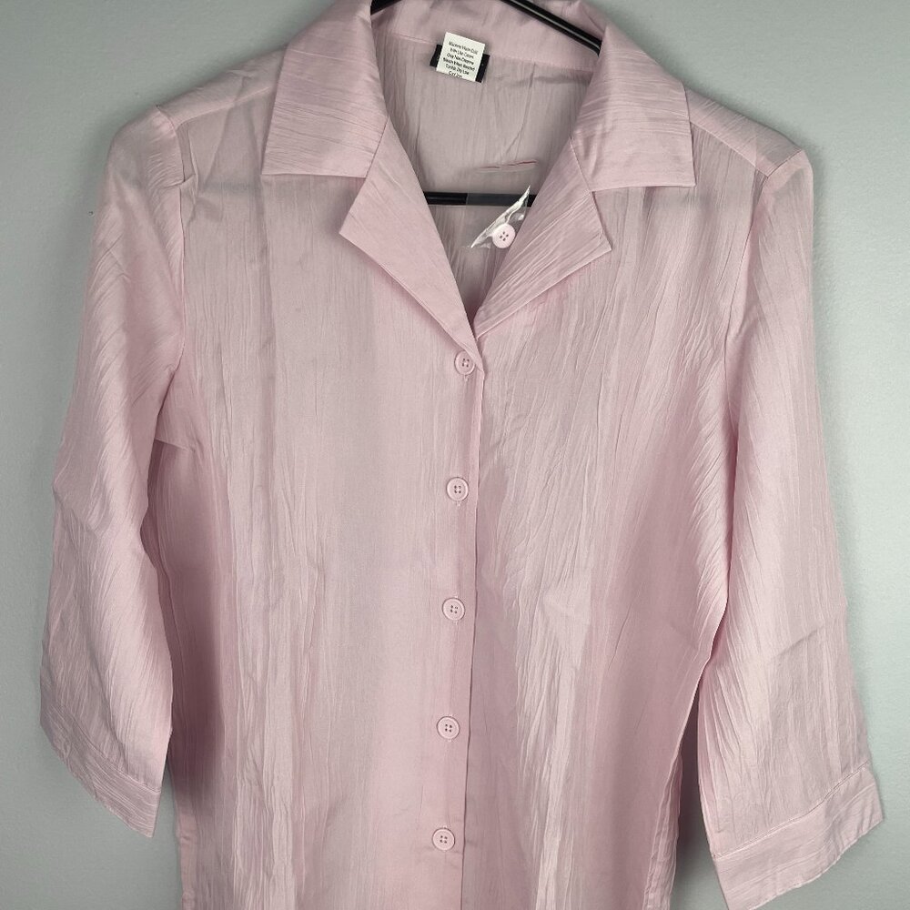 Haband 2 piece Women's Lilac Rose Pj's size Small